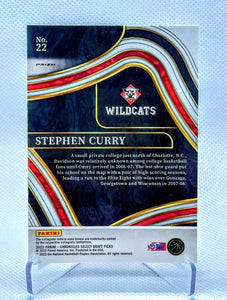 Stephen Curry 2022 2023 Panini Chronicles Select Draft Picks BLACK Prizm Series Mint Card #22