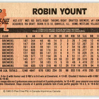 Robin Yount 1983 O Pee Chee Series Mint Card #350