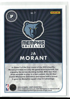 Ja Morant 2022 2023 Panini Hoops Presents A Layup Series Mint Card #7
