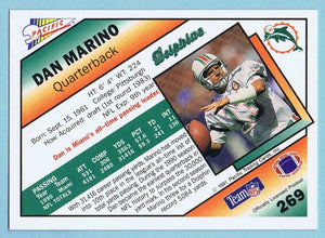 Dan Marino 1991 Pacific Series Mint Card #269