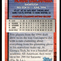 Nomar Garciaparra 1995 Topps Draft Pick Series Mint ROOKIE Card #587