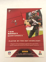 Tom Brady 2021 Panini Player of the Day Series Mint Card #1

