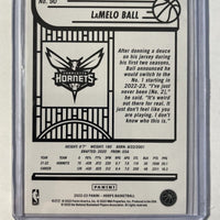LaMelo Ball 2022 2023 Panini Hoops Purple Parallel Series Mint Card #90