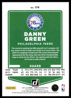 Danny Green 2021 2022 Panini Donruss Green and Yellow Laser Series Mint Card #176
