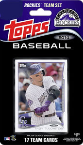 Colorado Rockies 2014 Topps Factory Sealed 17 Card Team Set