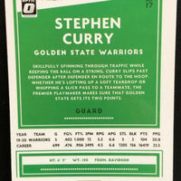 Stephen Curry 2020 2021 Panini Donruss Optic Purple Shock Prizm Series Mint Card #17