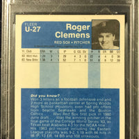 1984 Fleer Baseball Update Factory Set with Roger Clemens Rookie Graded PSA-9 MINT Serial #11630829