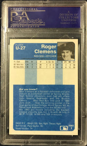 1984 Fleer Baseball Update Factory Set with Roger Clemens Rookie Graded PSA-9 MINT Serial #11630829