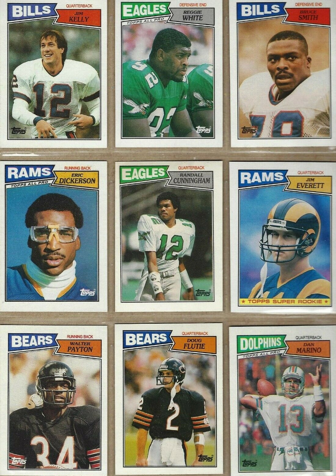 1978 Topps Chicago Bears Team Set