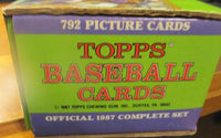1987 Topps Baseball Factory Sealed Set with Barry Bonds Rookie! (Green Christmas Type)
