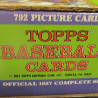 1987 Topps Baseball Factory Sealed Set with Barry Bonds Rookie! (Green Christmas Type)