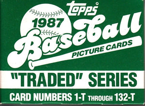 1987 Topps Traded Baseball Factory Set with Greg Maddux Rookie Card