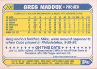 1987 Topps Traded Baseball Factory Set with Greg Maddux Rookie Card
