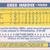 1987 Topps Traded Baseball Factory Set with Greg Maddux Rookie Card
