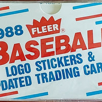 1988 Fleer Baseball Update Factory Sealed Set with Craig Biggio, Roberto Alomar and John Smoltz Rookies
