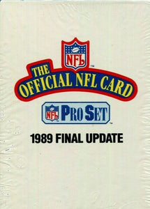 1989 Pro Set football Final Update Factory Sealed Set with Sterling Sharpe Rookie PLUS