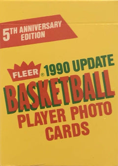 5th offers Anniversary Edition: Basketball Player Photo Cards 1990 Update (Fleer, 1990)