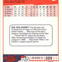 Ken Griffey 1990 Fleer Baseball Series Mint 2nd Year Card #513