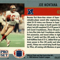 1990 Pro Set Football Super Bowl MVP's Insert Set with HOFers Starr, Montana, Bradshaw PLUS