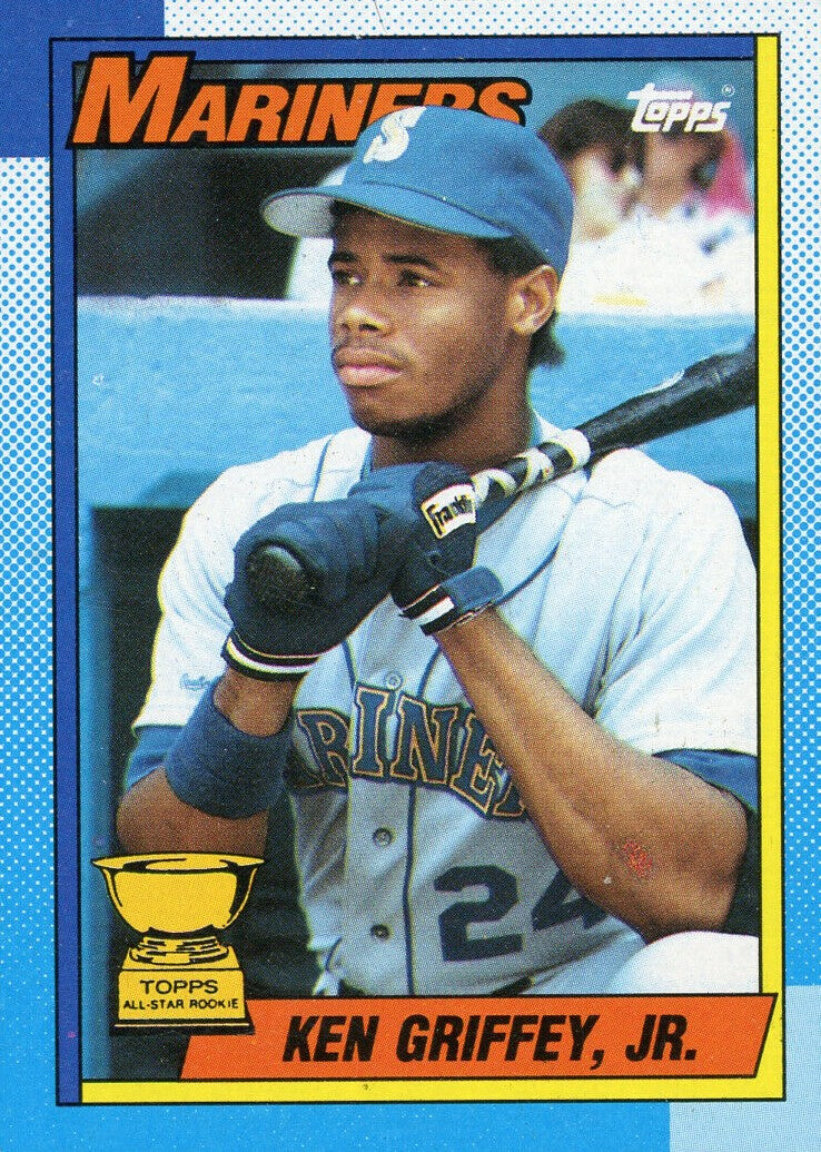 Ken Griffey 1990 Topps Baseball All Star Rookie Cup Series Mint 2nd Year Card #336