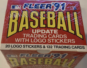 1991 Fleer Baseball Update Series Factory Sealed Set with Jeff Bagwell Rookie