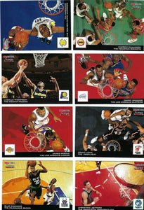 1994 1995 Hoops Scoops Insert Set with Patrick Ewing, Shawn Kemp, Charles Barkley++
