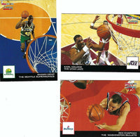 1994 1995 Hoops Scoops Insert Set with Patrick Ewing, Shawn Kemp, Charles Barkley++
