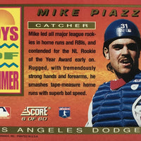 Mike Piazza 1994 Score Boys of Summer Insert Card #6