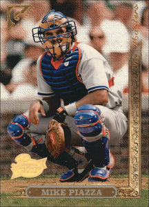 Mike Piazza 1996 Topps Gallery Players Private Issue Parallel Version of Card #166
