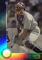 Mike Piazza 1996 Leaf SILVER PRESS PROOF Parallel Version of Card #200
