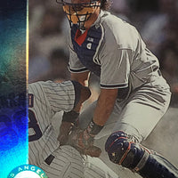 Mike Piazza 1996 Leaf SILVER PRESS PROOF Parallel Version of Card #200