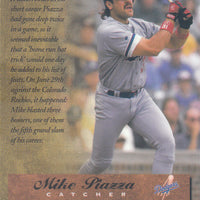 Mike Piazza 1997 Finest Masters REFRACTOR Version of Card #50