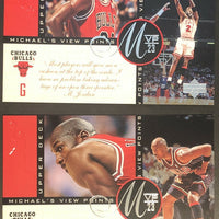 Michael Jordan 1997 Upper Deck MVP23 Michael’s View Points Set 5 x 7 Inch 10 Card Set