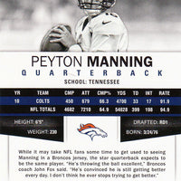 2012 Panini Absolute Football Series Complete Mint Set with Peyton Manning, Tom Brady and Aaron Rodgers Plus