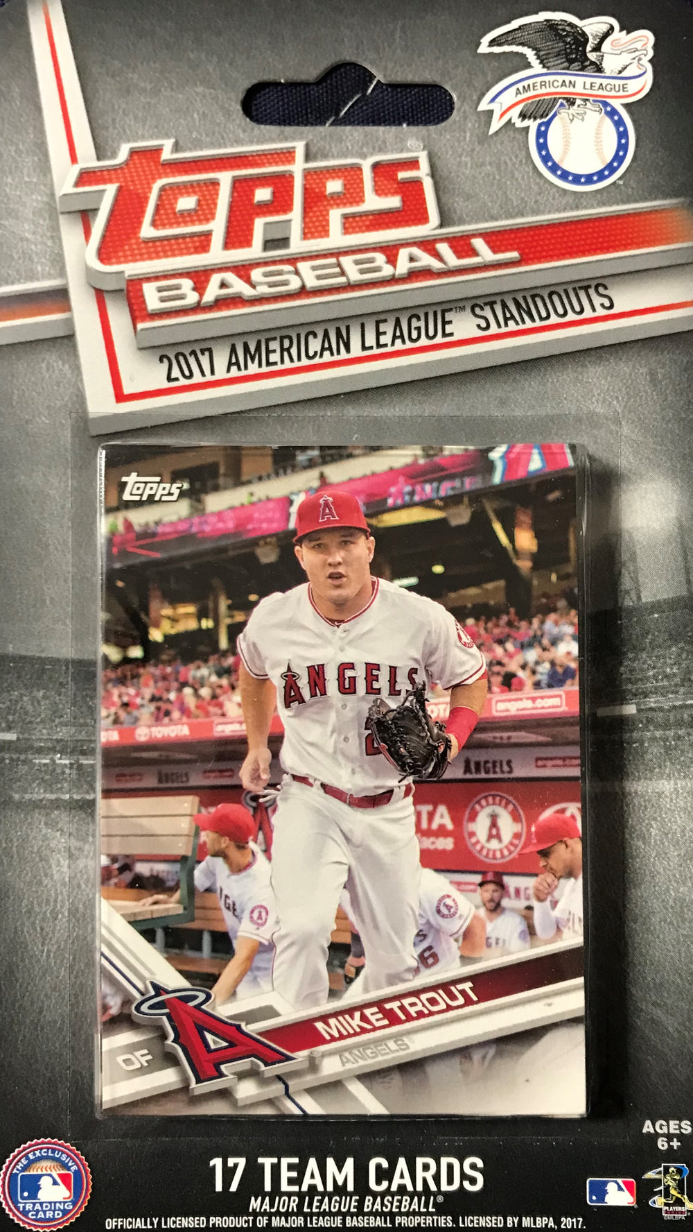 2017 American League All Star Standouts Topps Factory Sealed 17 Card Team Set with Mike Trout Plus