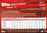 2017 American League All Star Standouts Topps Factory Sealed 17 Card Team Set with Mike Trout Plus
