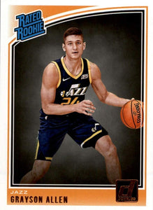 Grayson Allen 2018 2019 Donruss Rated Rookie Series Mint Rookie Card #156