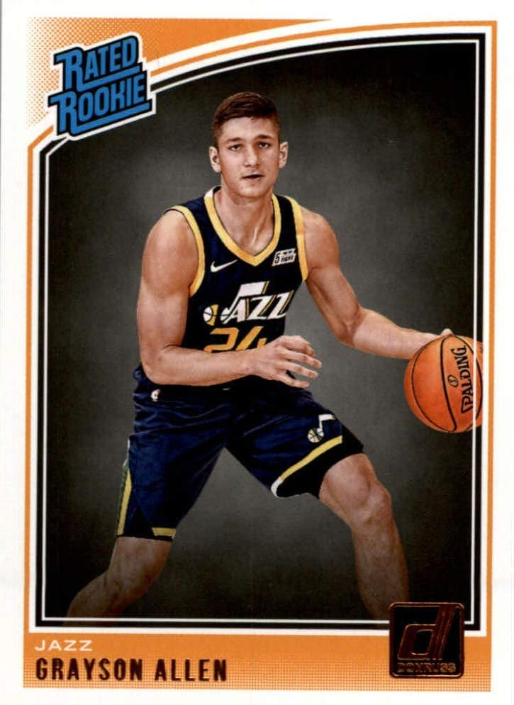 Grayson Allen 2018 2019 Donruss Rated Rookie Series Mint Rookie Card #156