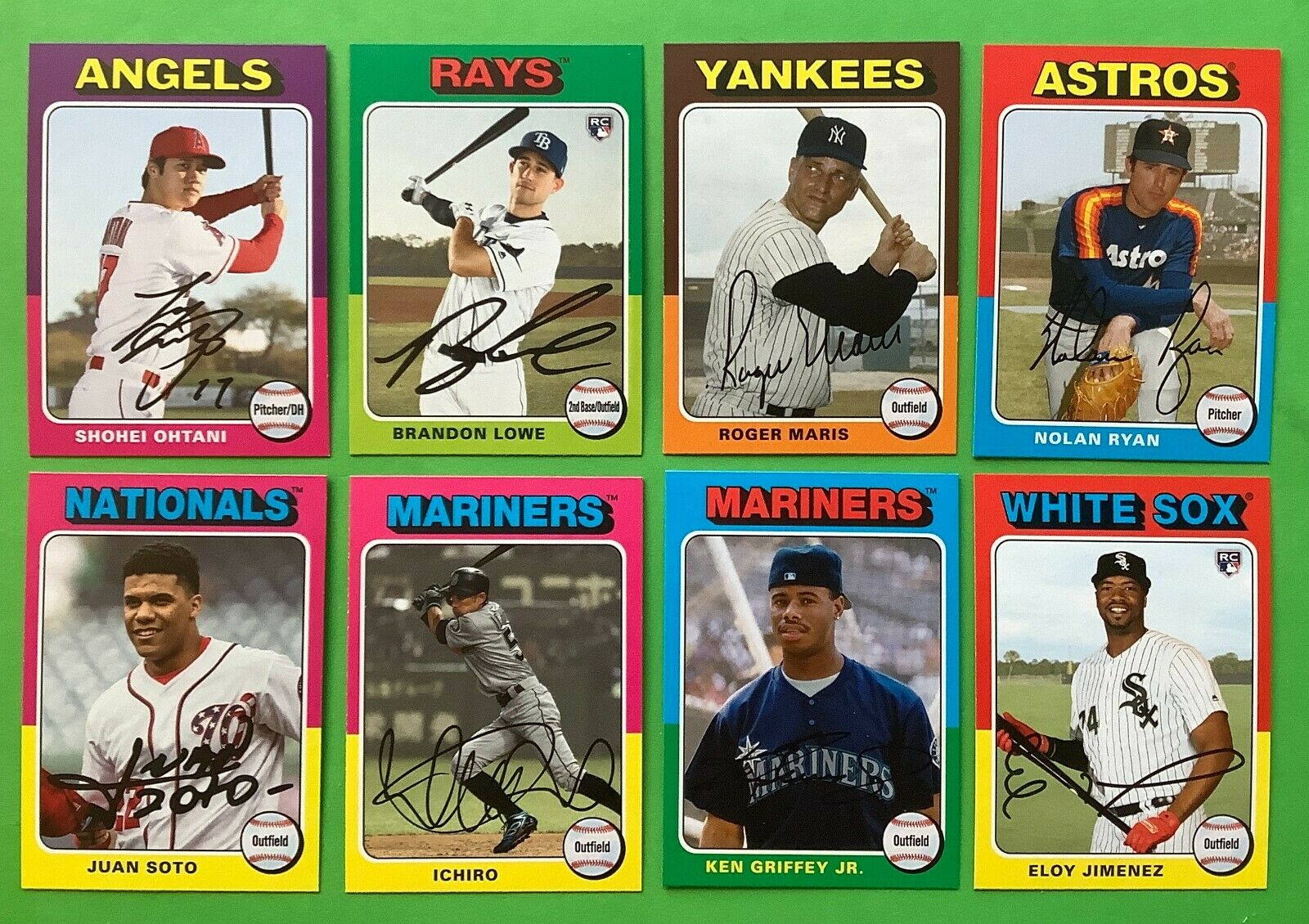 2021 Topps Archives Washington Nationals Baseball Cards Team Set