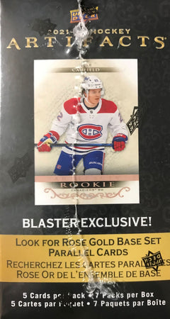 2021-2022 NHL Upper popular Deck Artifacts Blaster Box