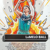 LaMelo Ball 2022 2023 Panini Donruss Bomb Squad Series Mint Insert Card #10