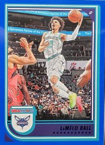 LaMelo Ball 2022 2023 Panini Hoops Blue Parallel Series Mint Card #90