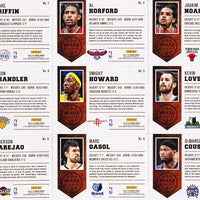 2013 2014 Hoops NBA Board Members Insert Set with LeBron James, Blake Griffin++