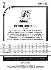 Devin Booker 2019 2020 NBA Hoops Series Mint Card #149