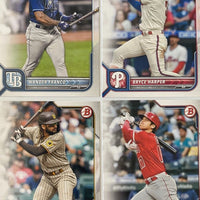 2022 Bowman Baseball Series Complete Mint 250 Card Set with Stars, Prospects and Rookie Cards