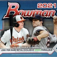 2021 Topps BOWMAN Baseball Series Blaster Box with EXCLUSIVE Green Parallels