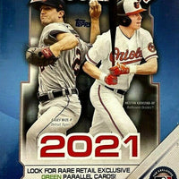 2021 Topps BOWMAN Baseball Series Blaster Box with EXCLUSIVE Green Parallels