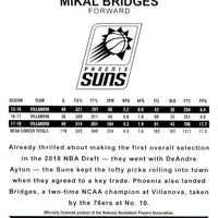 Mikal Bridges 2018 2019 Hoops Series Mint ROOKIE Card #252