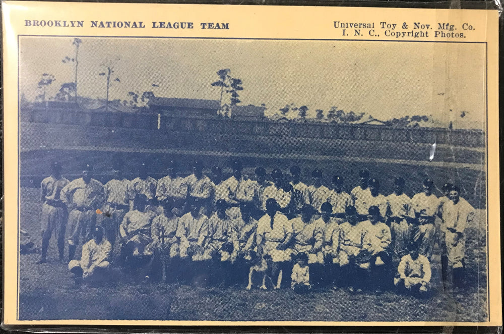 Brooklyn National League Team 1925 Universal Toy & Novelty Co. Team 3x5 Reprint Card