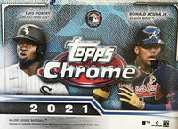 2021 Topps CHROME Baseball Series Blaster Box with EXCLUSIVE Sepia Refractor Parallels
